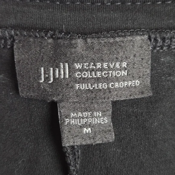 J. Jill Black Ankle Cropped Pants - Picture 5 of 7